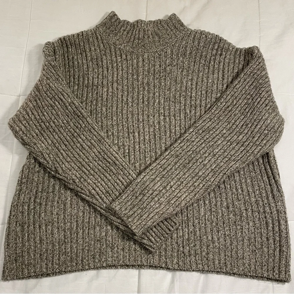 Primark Beige Turtleneck Sweater/Jumper (Large / L) - Picture 2 of 5